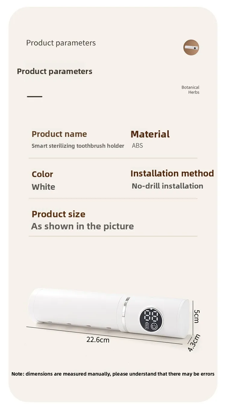 UV Toothbrush Sanitizer